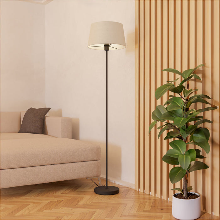 2 PACK Sleek Modern Black Floor Lamp Stylish Indoor Lighting for Contemporary Homes