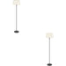 2 PACK Sleek Modern Black Floor Lamp Stylish Indoor Lighting for Contemporary Homes