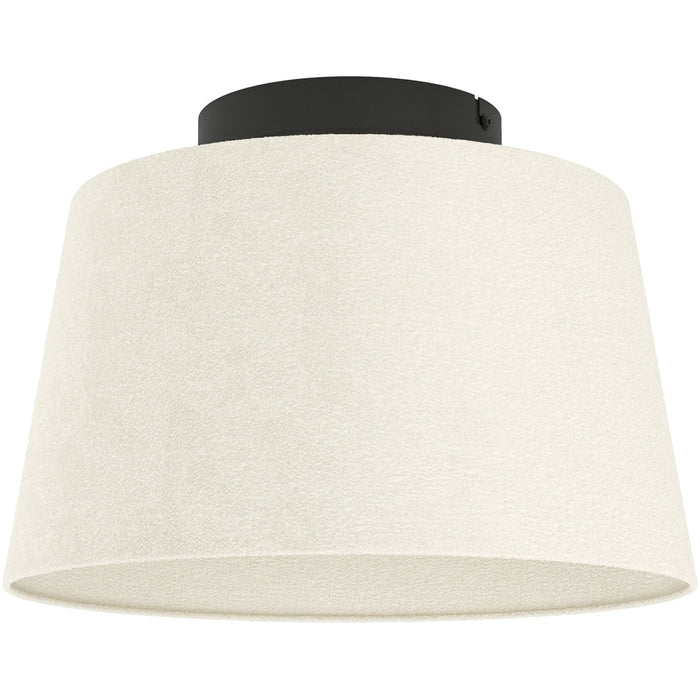 Sleek Modern Black Ceiling Light for Indoor Spaces Versatile Semi Flush Fixture