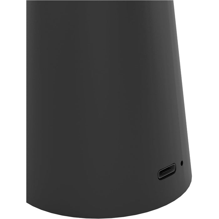 Stylish Modern Black LED Table Lamp for Indoor Home Spaces