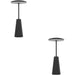 2 PACK Stylish Modern Black LED Table Lamp for Indoor Home Space