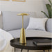2 PACK Stylish LED Table Lamp with Brushed Brass Finish for Modern Indoor Decor