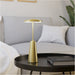 Stylish LED Table Lamp with Brushed Brass Finish for Modern Indoor Decor