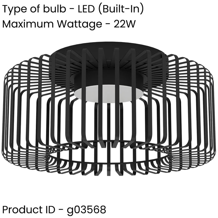 2 PACK Sleek Modern Black Ceiling Light for Indoor Spaces Versatile Home Illumination