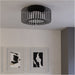 Sleek Modern Black Ceiling Light for Indoor Spaces Versatile Home Illumination