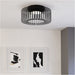 Sleek Modern Black Ceiling Light for Indoor Spaces Versatile Home Illumination