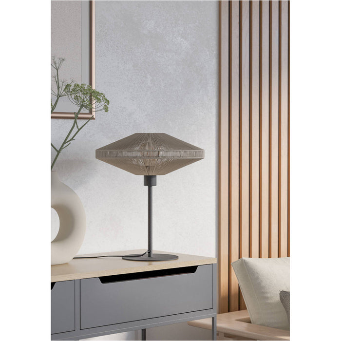 2 PACK Elegant Modern Black Table Lamp for Stylish Indoor Home Lighting