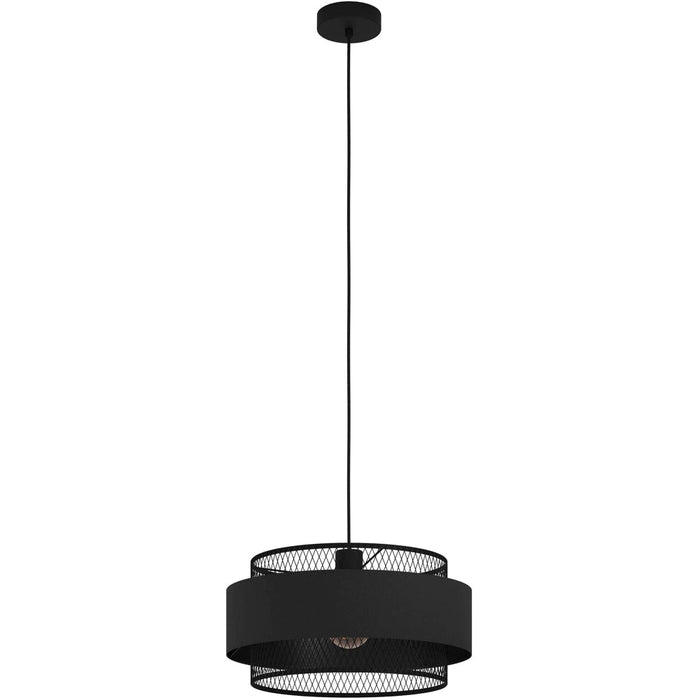 Stylish Modern Black 40cm Pendant Ceiling Light for Indoor Spaces