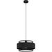 Stylish Modern Black 40cm Pendant Ceiling Light for Indoor Spaces