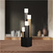 2 PACK Stylish Modern Black, Brown, and Gold Table Lamp for Indoor Home Decor