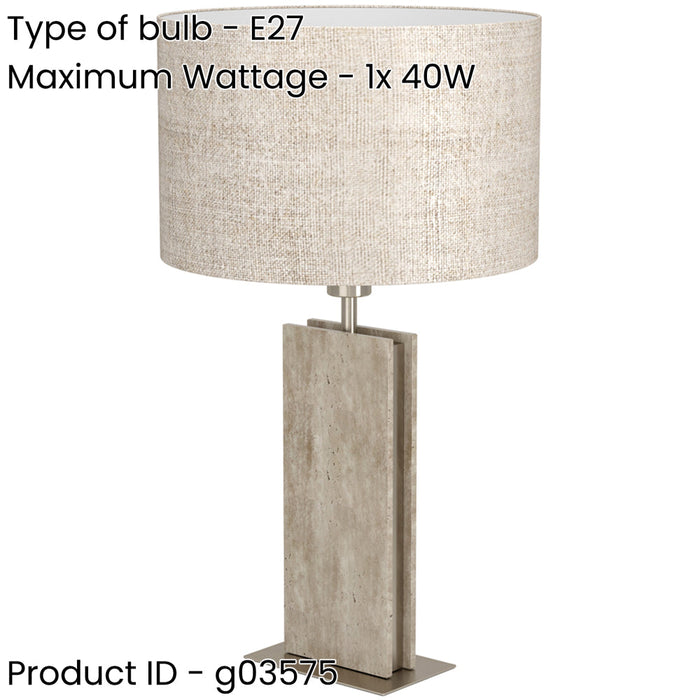 Stylish Modern Satin Nickel Table Lamp for Home Decor Perfect Indoor Lighting Solution