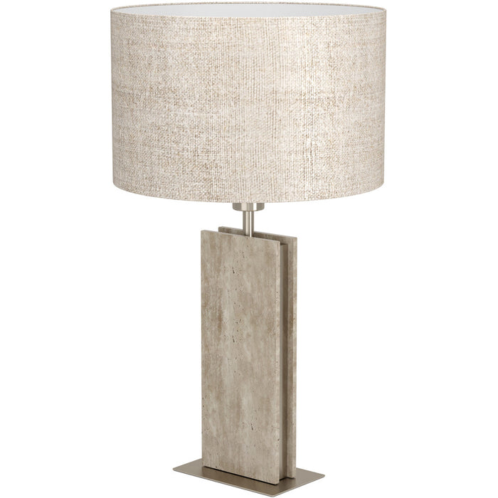 Stylish Modern Satin Nickel Table Lamp for Home Decor Perfect Indoor Lighting Solution