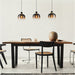 Stylish Modern Black and Brass Pendant Light for Indoor Spaces