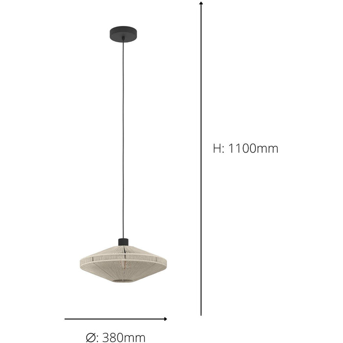 Stylish Modern Black Pendant Ceiling Light for Indoor Home Decor