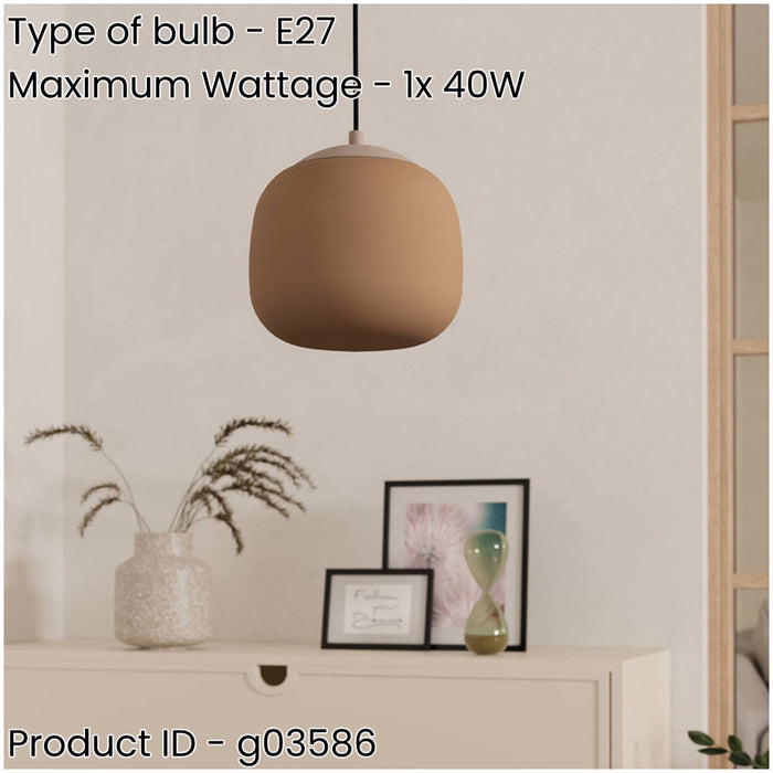 Stylish Taupe Pendant Light for Modern Interiors Indoor Ceiling Fixture