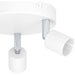 Stylish White Triple Ceiling Spotlight for Indoor Home Lighting