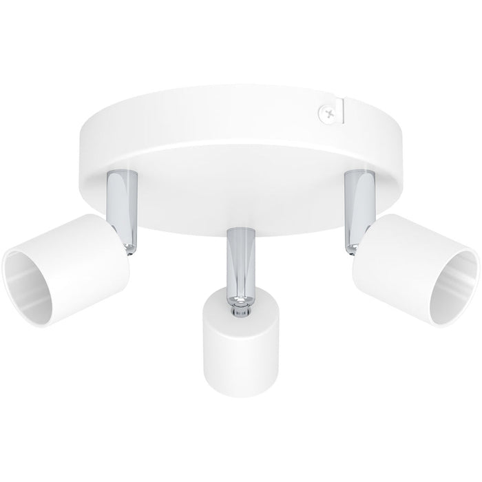 Stylish White Triple Ceiling Spotlight for Indoor Home Lighting