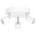 Stylish White Triple Ceiling Spotlight for Indoor Home Lighting