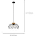 Stylish Modern Black and Natural Pendant Ceiling Light for Home Interiors