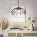 Stylish Modern Black and Natural Pendant Ceiling Light for Home Interiors