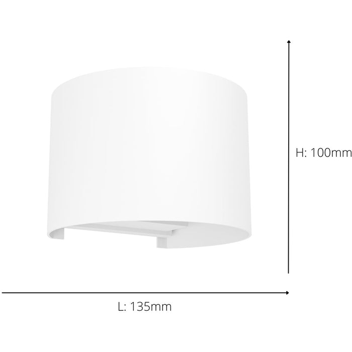 2 PACK Stylish Modern White Wall Light for Indoor Spaces Perfect Home Lighting Solution
