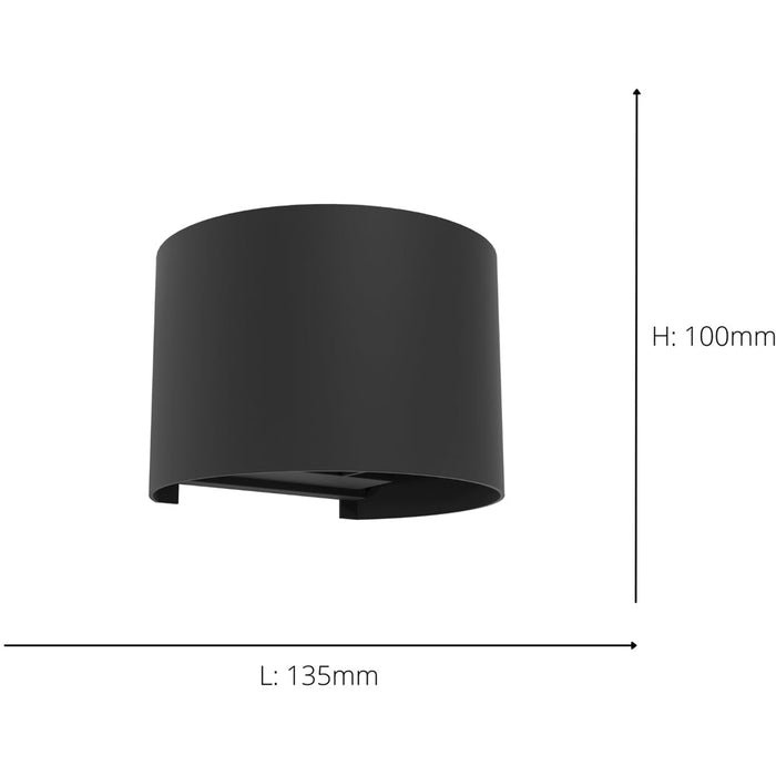 Stylish Modern Black Wall Light for Indoor Home Decor Model 901844