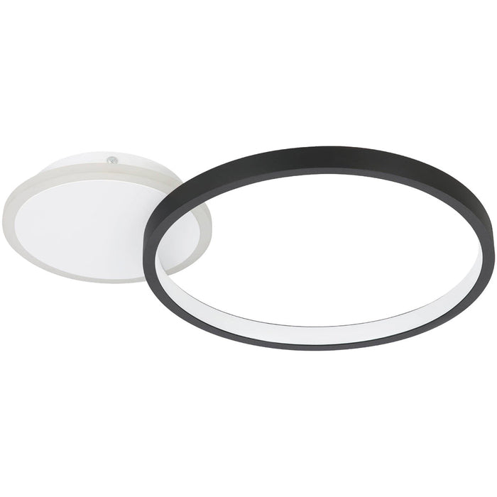 Sleek Modern Black and White LED Ceiling Light for Stylish Indoor Spaces