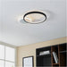 Sleek Modern Black and White LED Ceiling Light for Stylish Indoor Spaces
