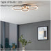 Stylish Modern Black Pendant Light 45cm Indoor Ceiling Fixture for Home Decor
