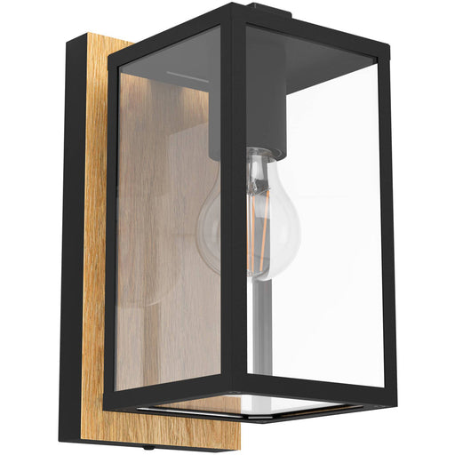 Stylish Modern Black and Brown Wall Light for Indoor Spaces