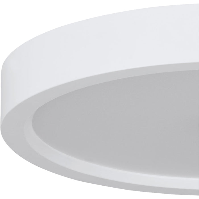 Sleek Modern White Semi Flush Ceiling Light for Indoor Spaces