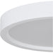Sleek Modern White Semi Flush Ceiling Light for Indoor Spaces