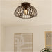 2 PACK Stylish Modern Bronze Semi Flush Ceiling Light for Indoor Spaces