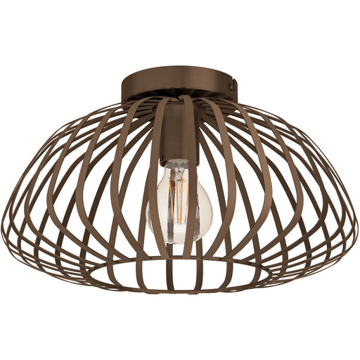 Stylish Modern Bronze Semi Flush Ceiling Light for Indoor Spaces