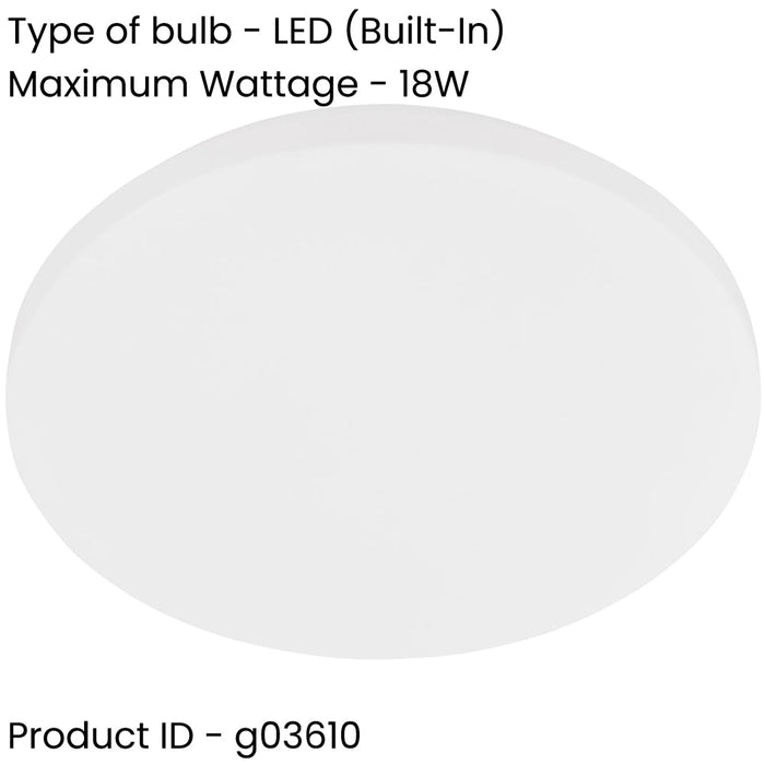 Stylish Modern White LED Ceiling Light for Indoor Spaces – Perfect for Any Room