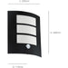 Sleek Modern Black Wall Light for Indoor Spaces Stylish Illumination
