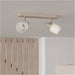 Modern Design Sandy Satin Nickel Double Ceiling Spotlight for Indoor Spaces