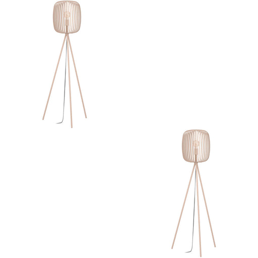 2 PACK Stylish Modern Sandy Floor Lamp for Indoor Lighting Elegant Home Décor