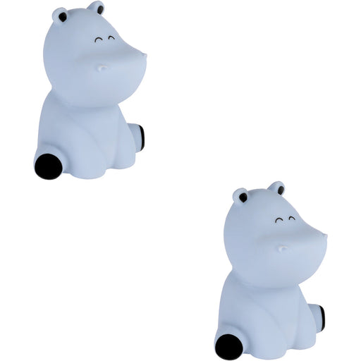 2 PACK Sleek Blue Table Lamp with Modern Design for Home and Office Decor