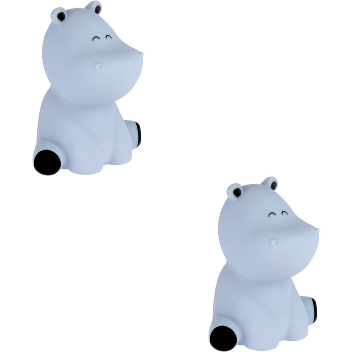 2 PACK Sleek Blue Table Lamp with Modern Design for Home and Office Decor