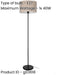 2 PACK Sleek Modern Black Floor Lamp for Stylish Indoor Lighting