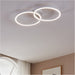 Modern White LED Ceiling Light Stylish Indoor Lighting for Any Room
