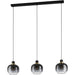 Stylish Modern Black and Brass Pendant Light for Indoor Ceilings