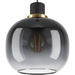 Stylish Modern Black and Brass Pendant Light for Indoor Ceilings
