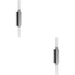 2 PACK Sleek Modern Design Chrome Mirror Wall Light for Home Decor