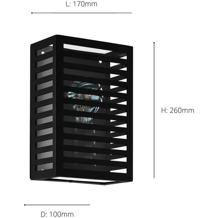 Elegant Modern Black Indoor Wall Light for Home Decor Model 900136