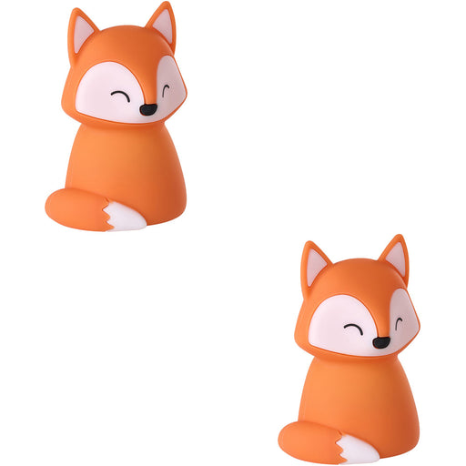 2 PACK Stylish Modern Orange Table Lamp for Indoor Home Decor LED Lighting