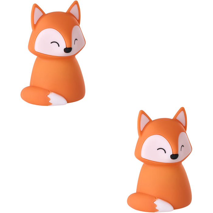 2 PACK Stylish Modern Orange Table Lamp for Indoor Home Decor LED Lighting