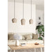 Sandy Triple Pendant Light Modern Design Indoor Ceiling Fixture with 3 Bulbs