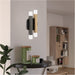 Stylish Modern Black, Grey, and Brown Indoor Wall Light for Home Décor